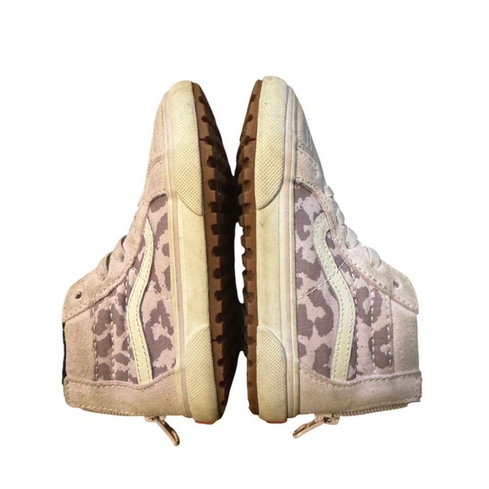 Vans Toddler Sk8-Hi Zip Up Back MTE-1 Orchid Ice Leopard - Size 8 Toddler - Picture 8 of 11